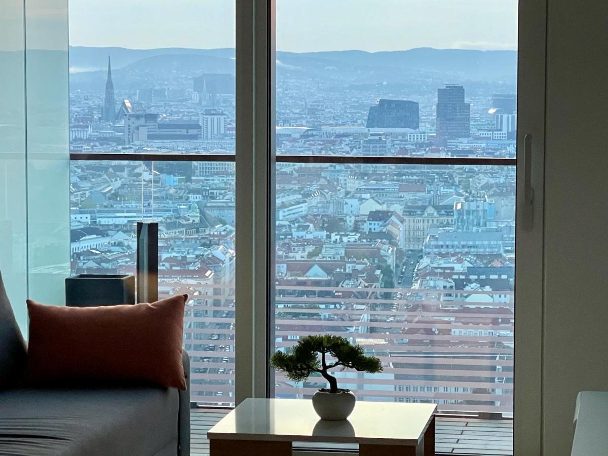 Triiiple Level 31 - Sonnenwohnen Apartment Mit Fantastischem Ausblick Und Parkplatz Wien Exteriör bild