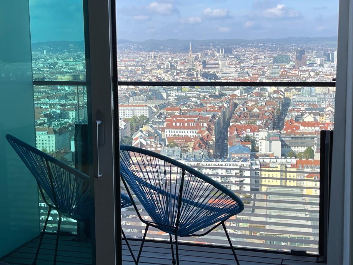 Triiiple Level 31 - Sonnenwohnen Apartment Mit Fantastischem Ausblick Und Parkplatz Wien Exteriör bild