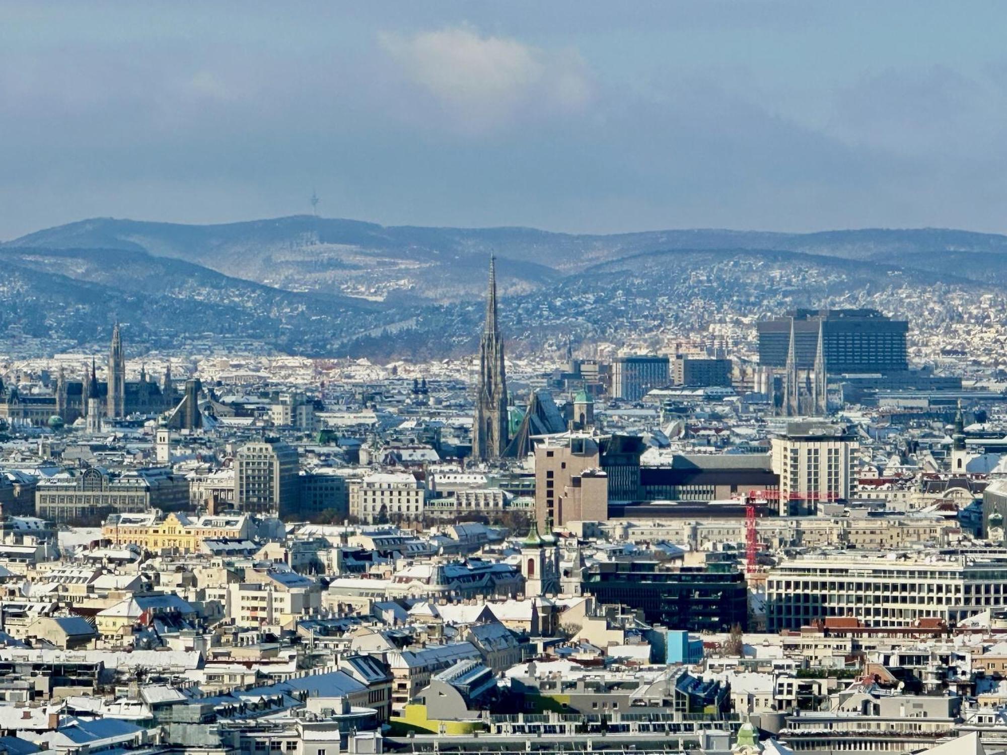 Triiiple Level 31 - Sonnenwohnen Apartment Mit Fantastischem Ausblick Und Parkplatz Wien Exteriör bild